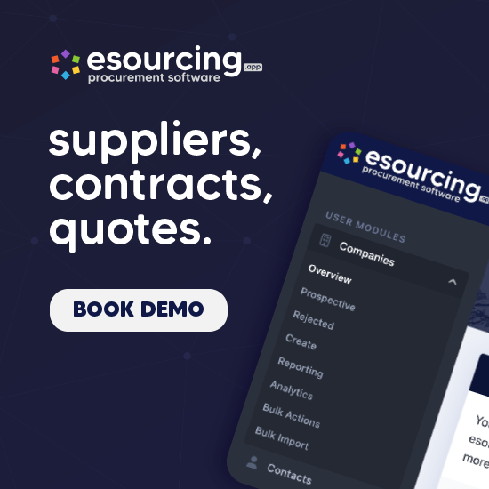 esourcing software demo advertisement